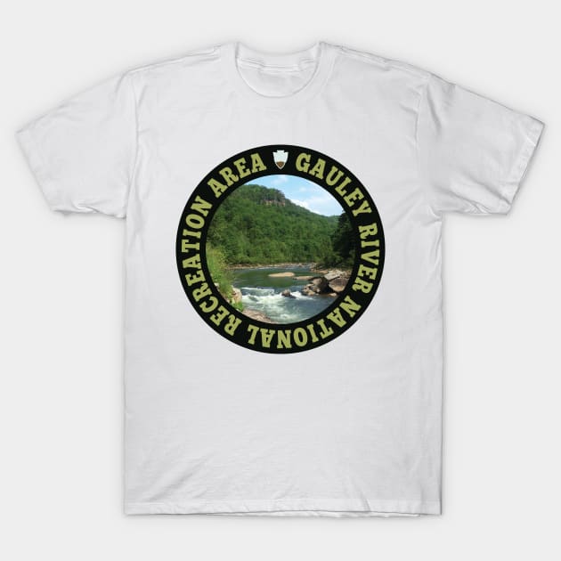 Gauley River National Recreation Area circle T-Shirt by nylebuss